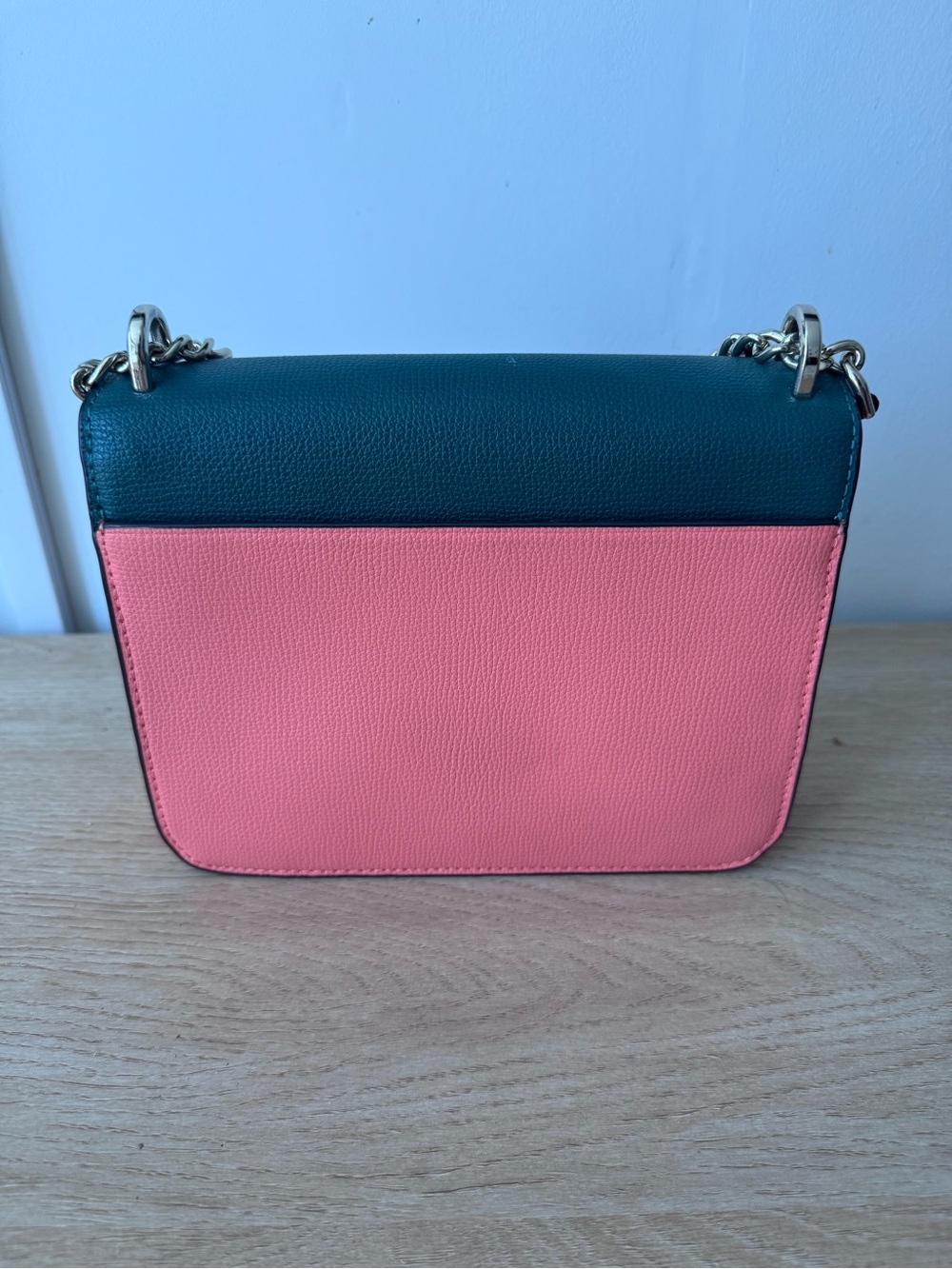 kate spade Teal, White & Pink Leather Colorblock Crossbody - Picture 3 of 5